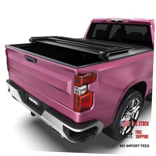 Soft Tri-Fold Tonneau Cover, 6.6ft Bed 2019-2026 | 1500 new Soft Trifold