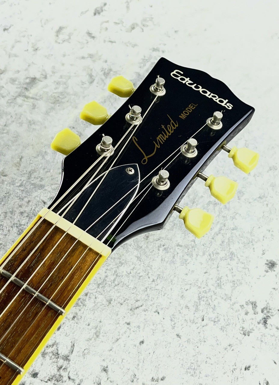 [EDWARDS] by ESP E-LP-100QM See Through Black Made in JPN 2015 LP Type E.Guitar