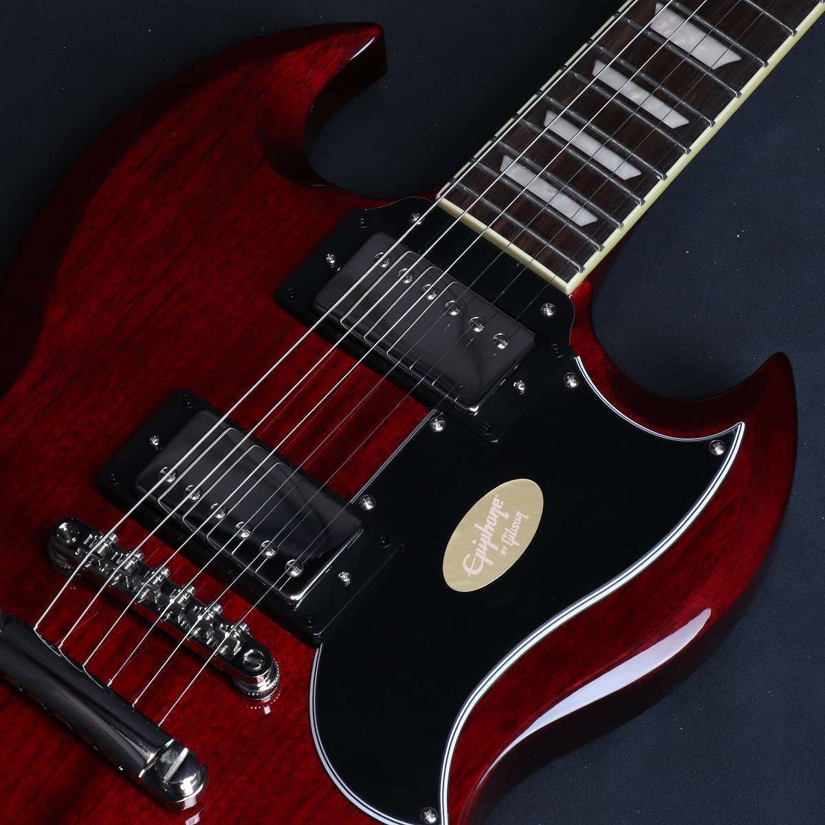 Epiphone Inspired by Gibson SG Standard 60s Dark Wine Red Exclusive Model S N:26