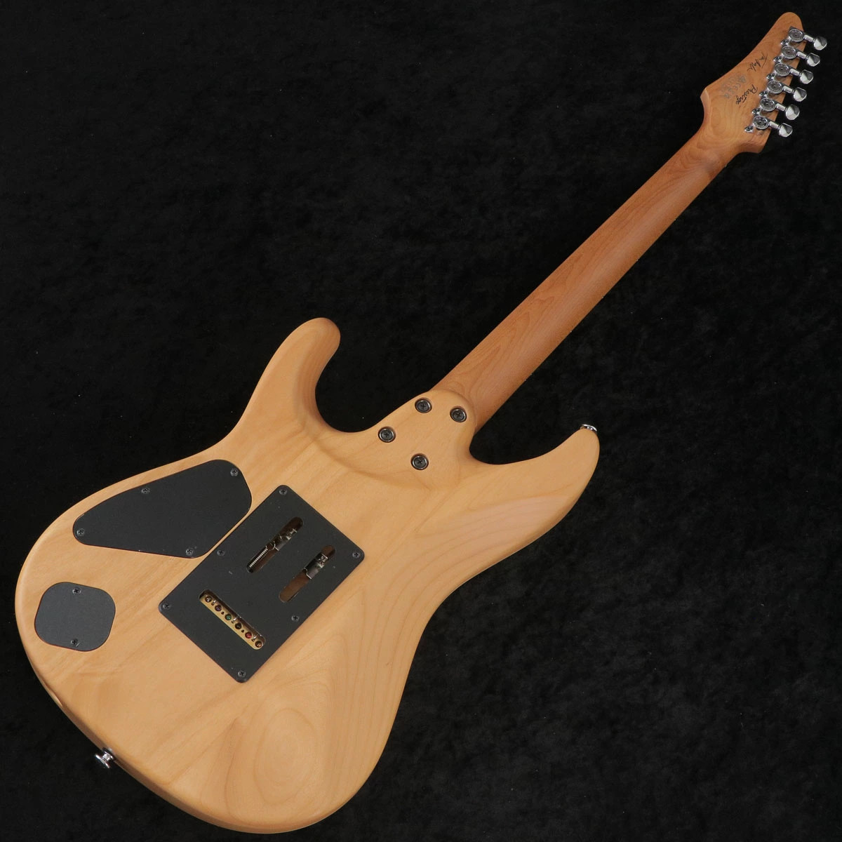 Ibanez / Prestige Tom Quayle Model TQM2-CUF (Charcoal Black Burst Flat) F2431699