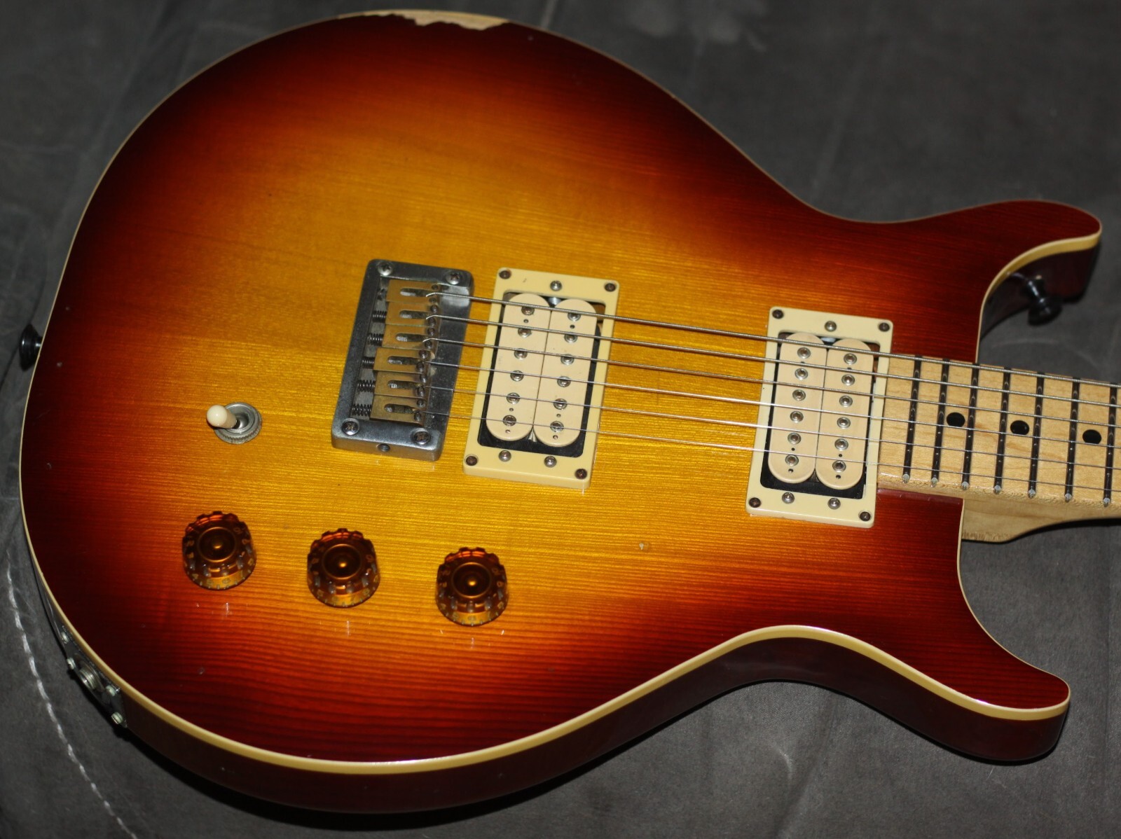 Very RAre 2pc CENTER SEAM! 1982 Washburn SB-8-Pro Setup-All Orig!43yr Old JAPAN!