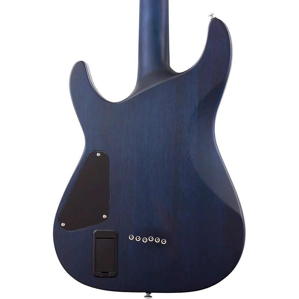 Schecter C1 Platinum Electric Guitar Satin Transparent Midnight Blue