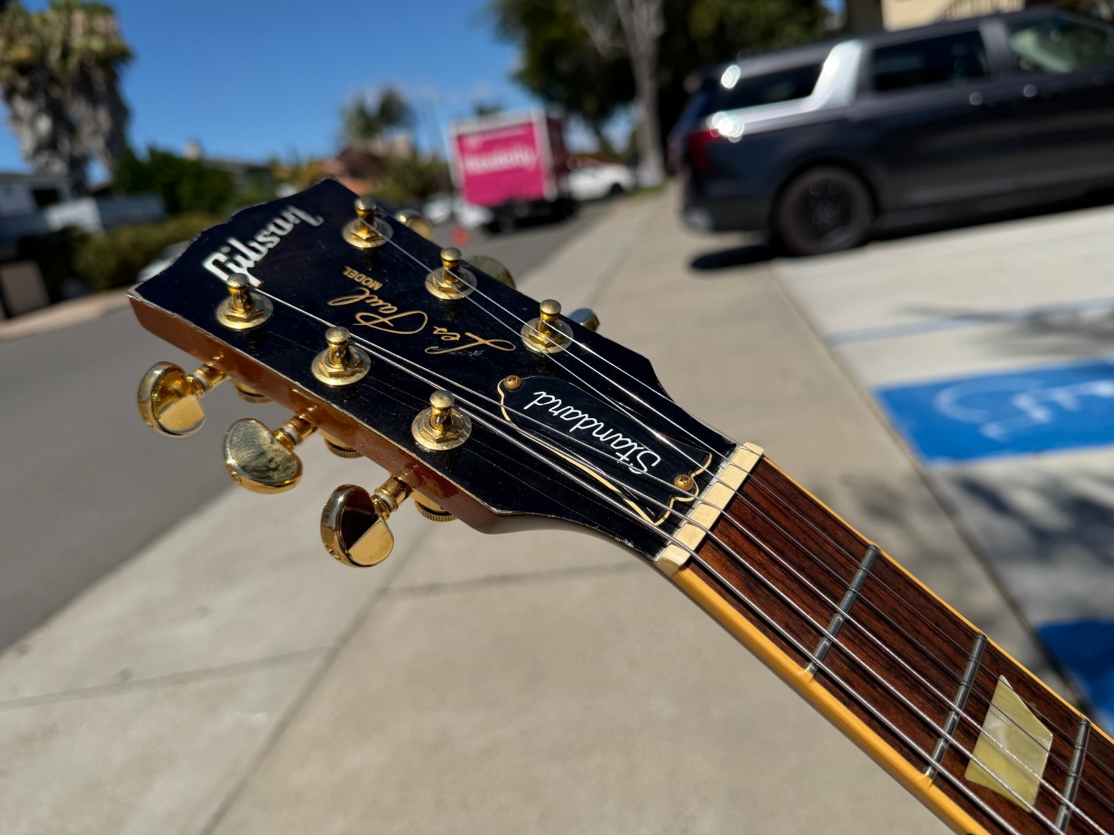 2006 Gibson Les Paul Standard Doublecut DC Plus Amber Flametop YAMANO w repair