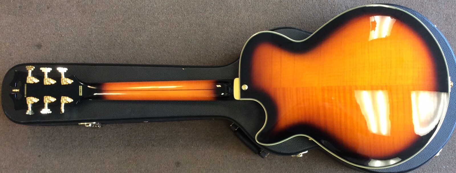 D’Angelico Excel EX-SS Cutaway Semi-Hollow Body Electric Guitar Sunburst OHSC
