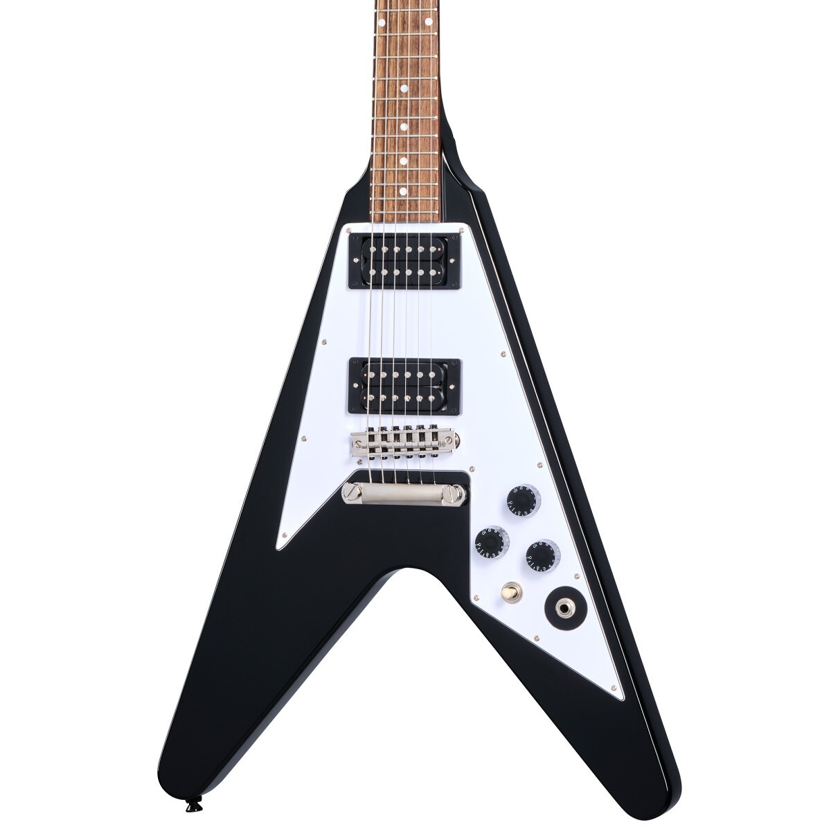 Epiphone Inspired by Gibson Custom Kirk Hammett 1979 Flying V Ebony w/Hard case