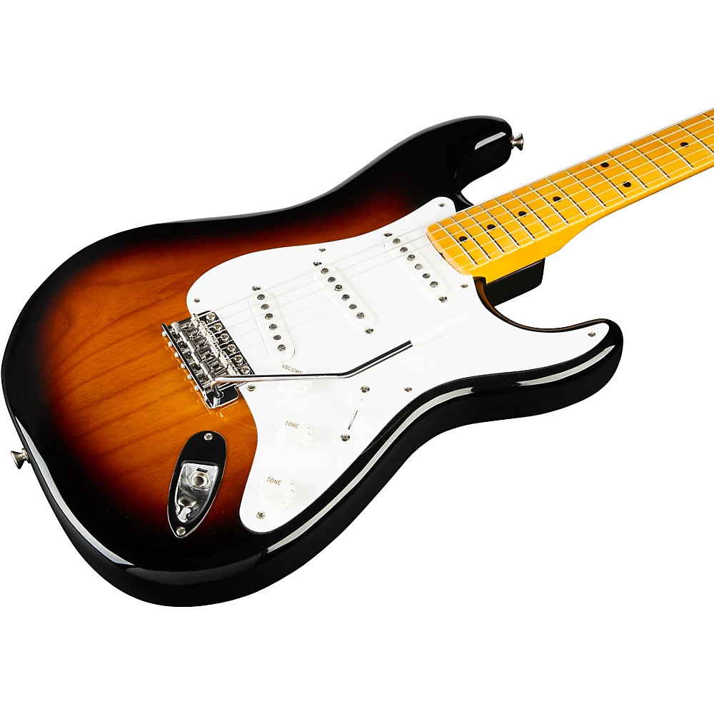 Fender 70th Anniversary 1954 Stratocaster Guitar 2Color Sunburst 19788148031 RF