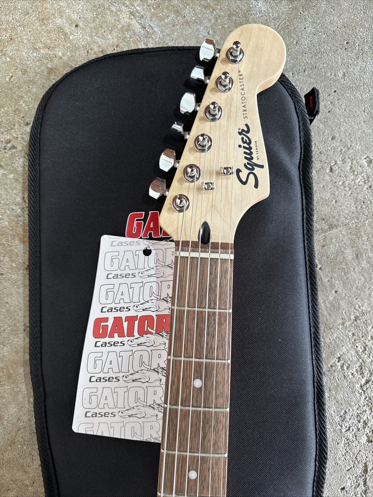 Brand New! Squire Adult 6-String Electric Guitar Monster Energy branded