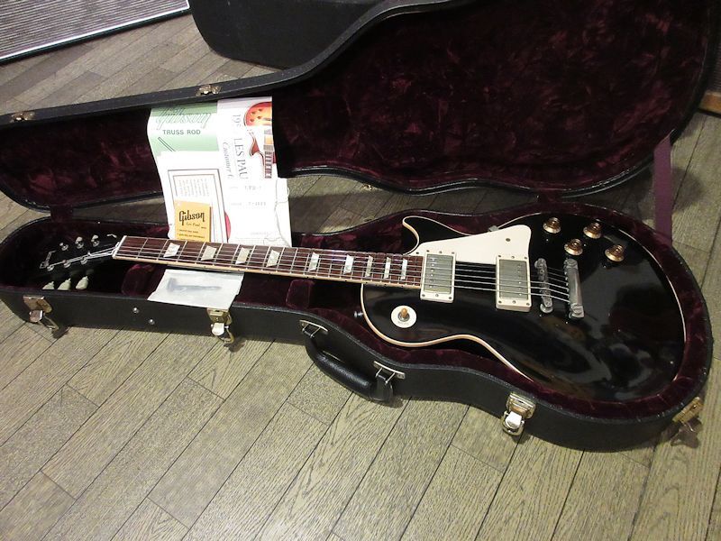 Gibson Historic Collection 1957 Les Paul Standard VOS Ebony Black Guitar Elec
