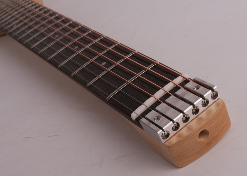 Headless Full scale length Electric Acoustic Guitar Silent Travel Portable F75NA