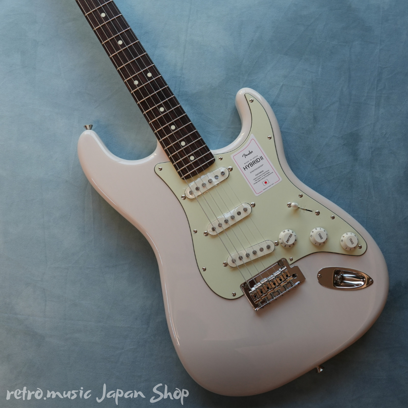 Fender Made in Japan Hybrid II Stratocaster Rosewood US Blonde Electric Guitar