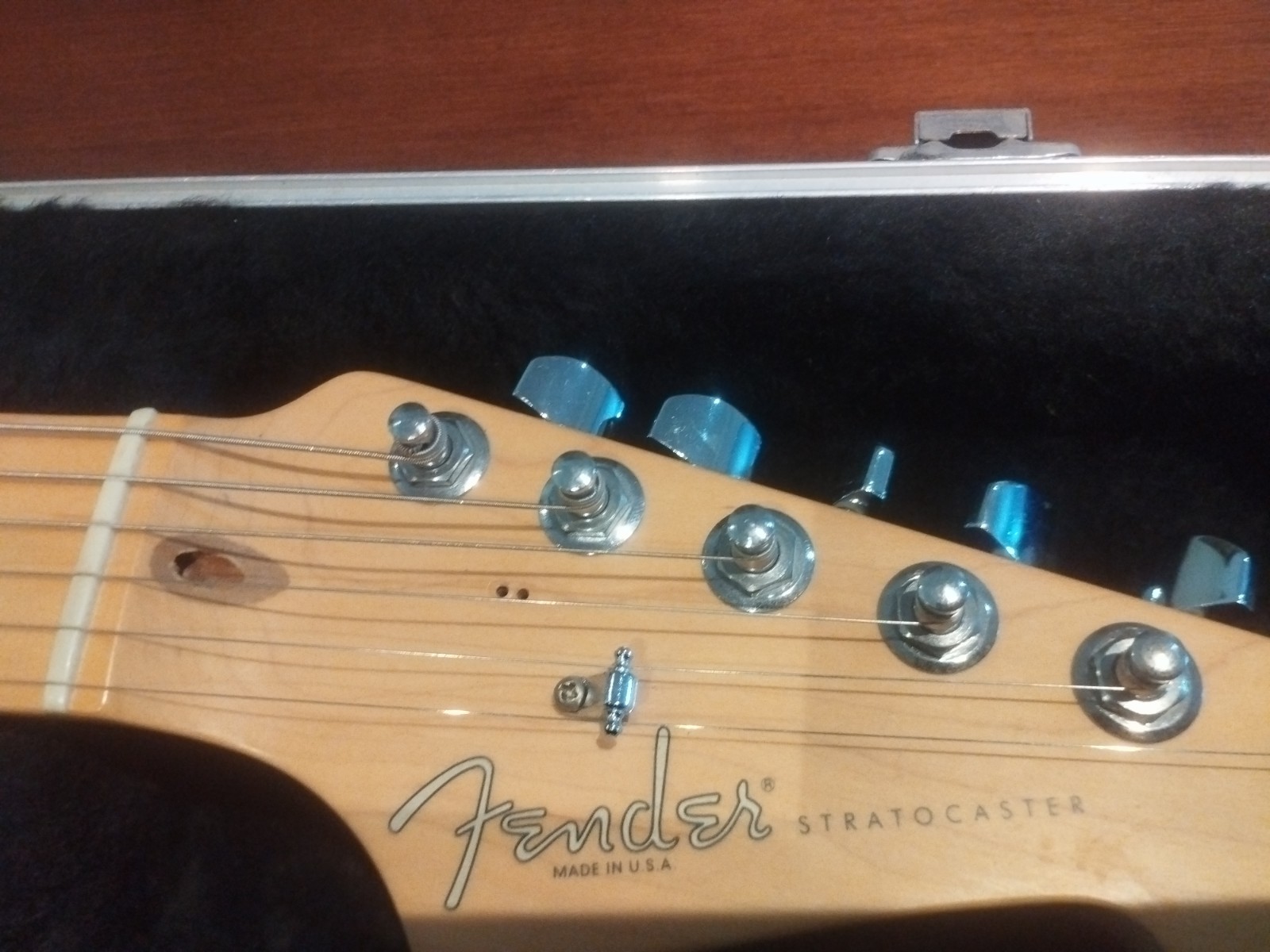 Fender Hwy 1 Stratocaster Honey Blonde Guitar +Deluxe Fender Case Original Owner