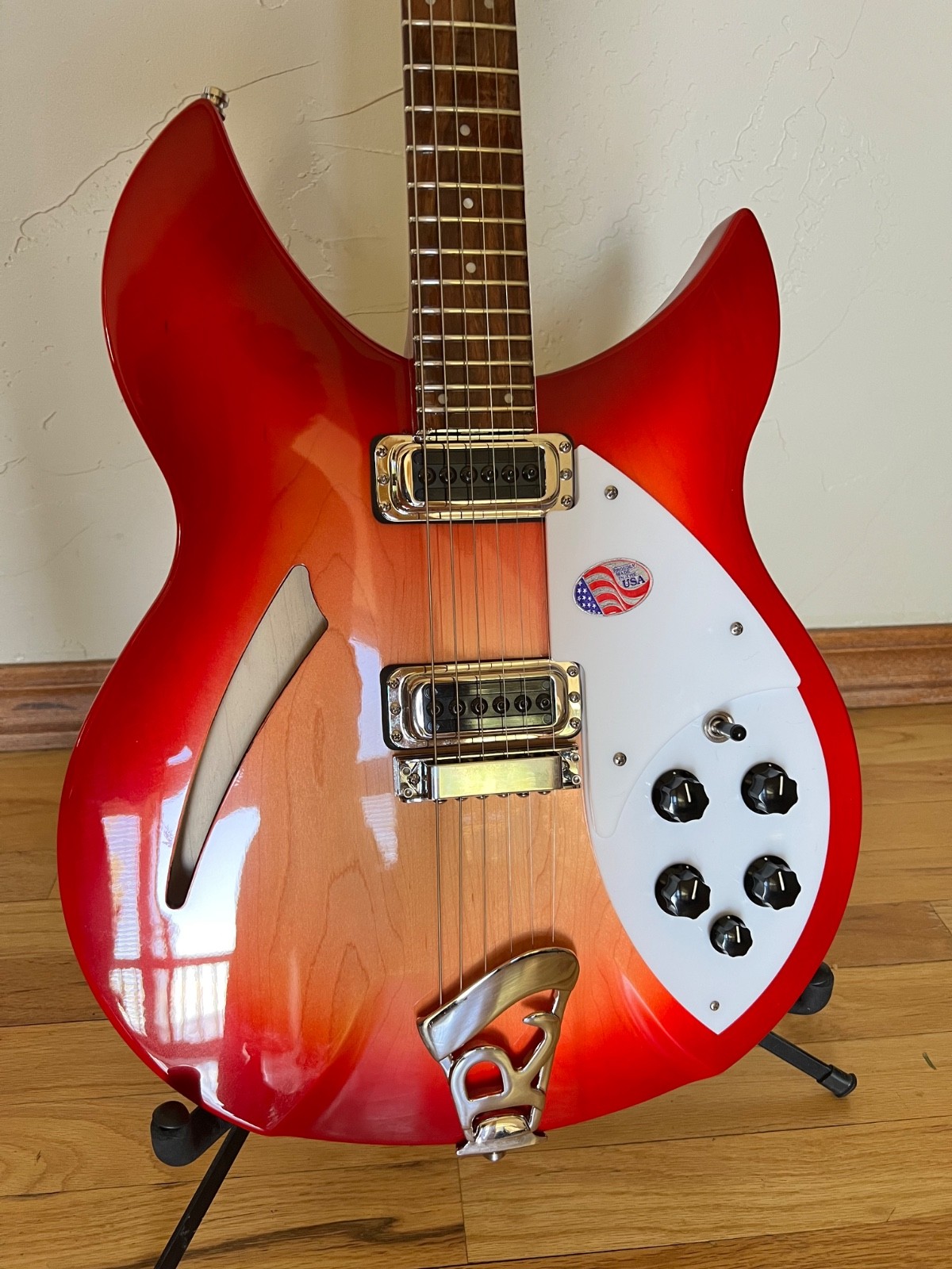 Rickenbacker 330 FG 6 String Electric Guitar – Fireglo