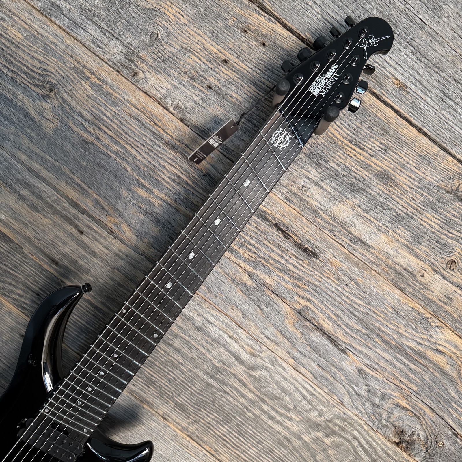 Ernie Ball Music Man Majesty 8 8-String Electric Guitar – Dark Side w/Ebony FB
