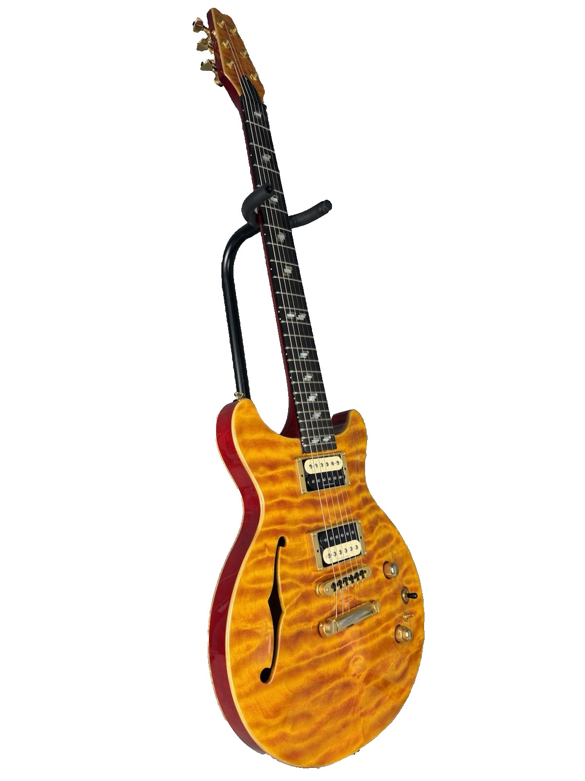 *Very Rare*Ed Roman Guitars: Jaros Bluzeman Plus Hellfire Custom W/Hard Case