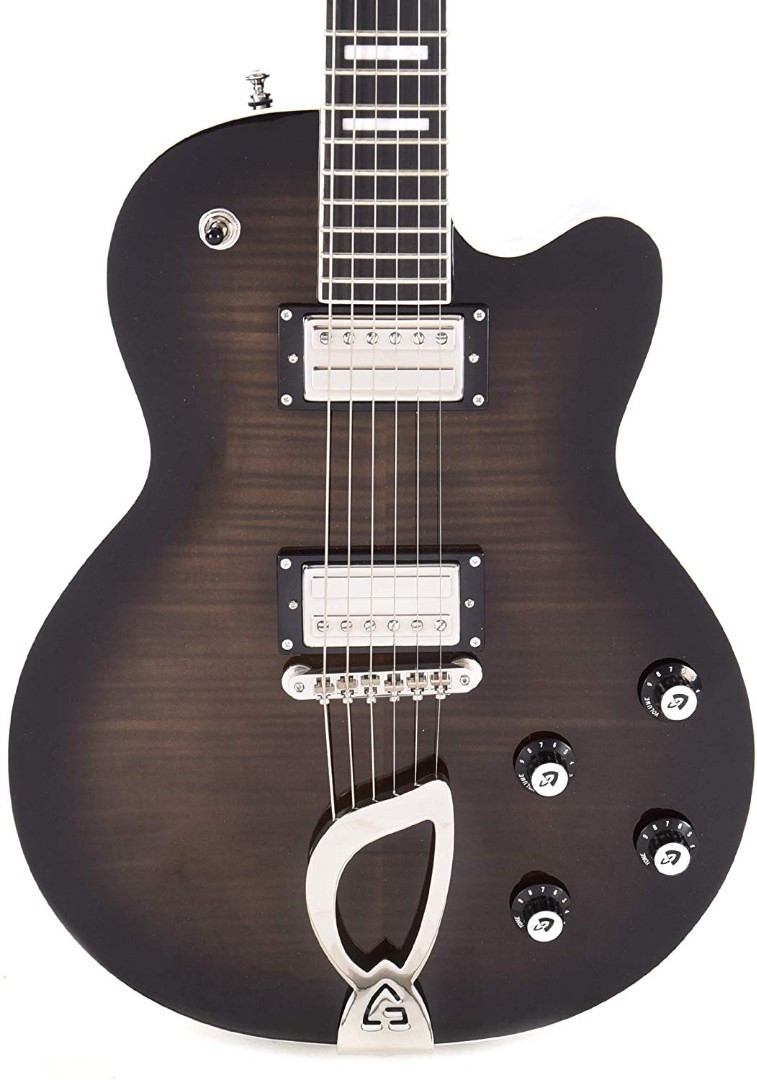 Guild Newark St Collection Aristocrat HH Electric Guitar in Trans Black Burst