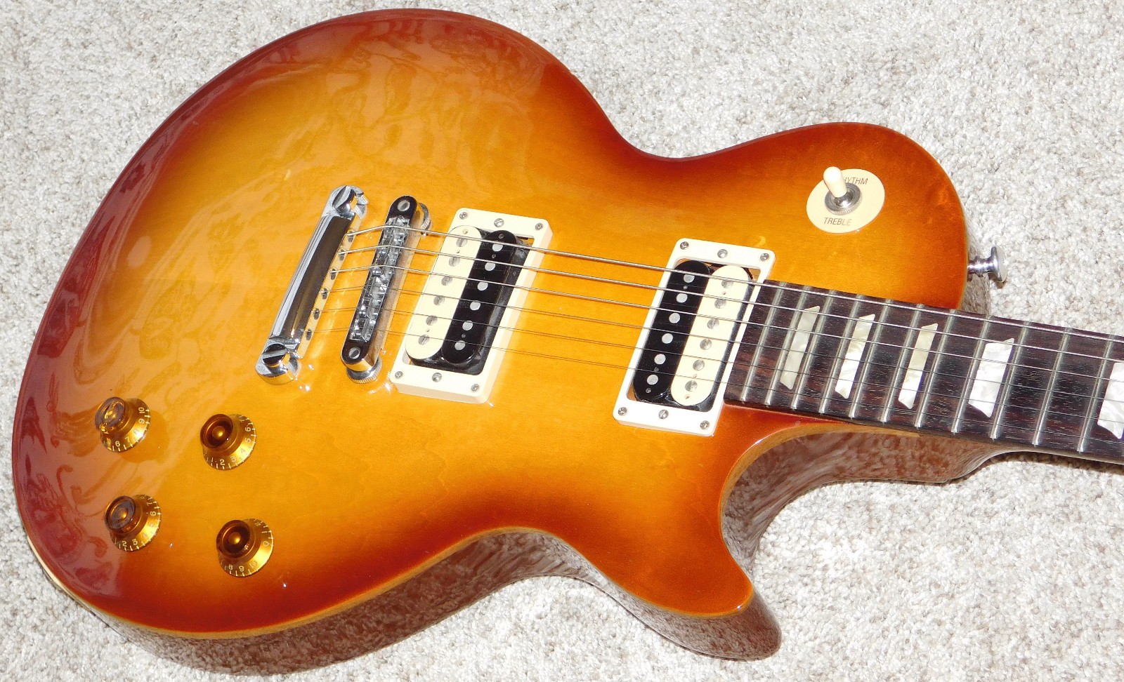 Gibson Les Paul Studio Deluxe III Electric Guitar 2015 Honey Burst
