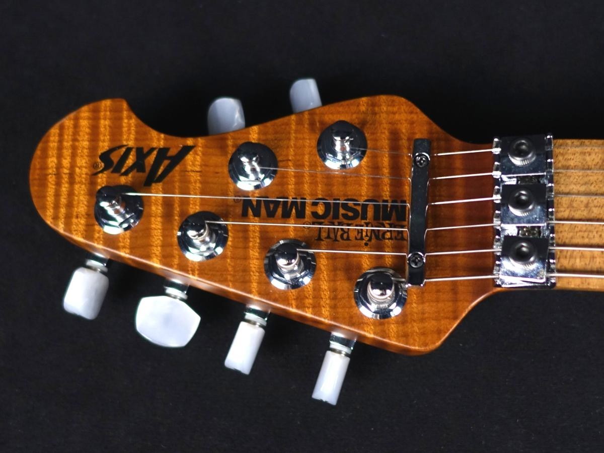 MUSIC MAN AXIS Used Maple+Basswood body Roasted Amber Flame w/Semi-hard case