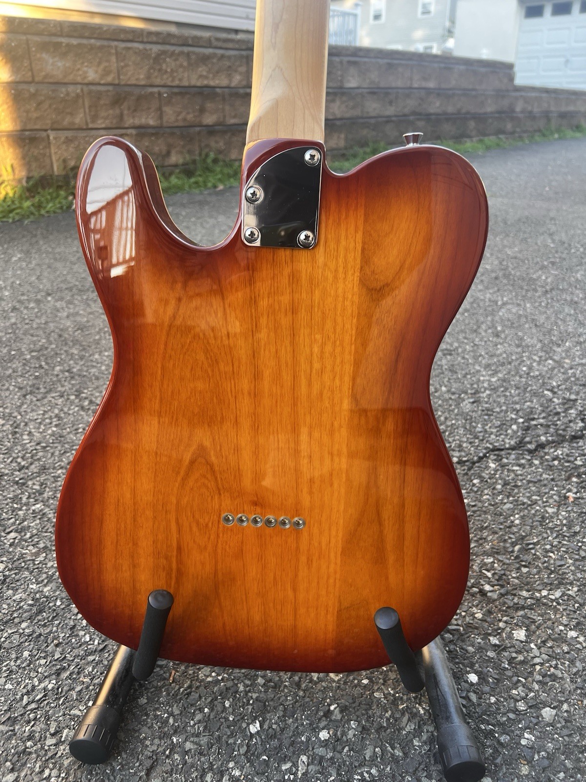 Thinline Telecaster Style Vintage V72 Relssued Custom Tl Tobacco Burst Humbucker