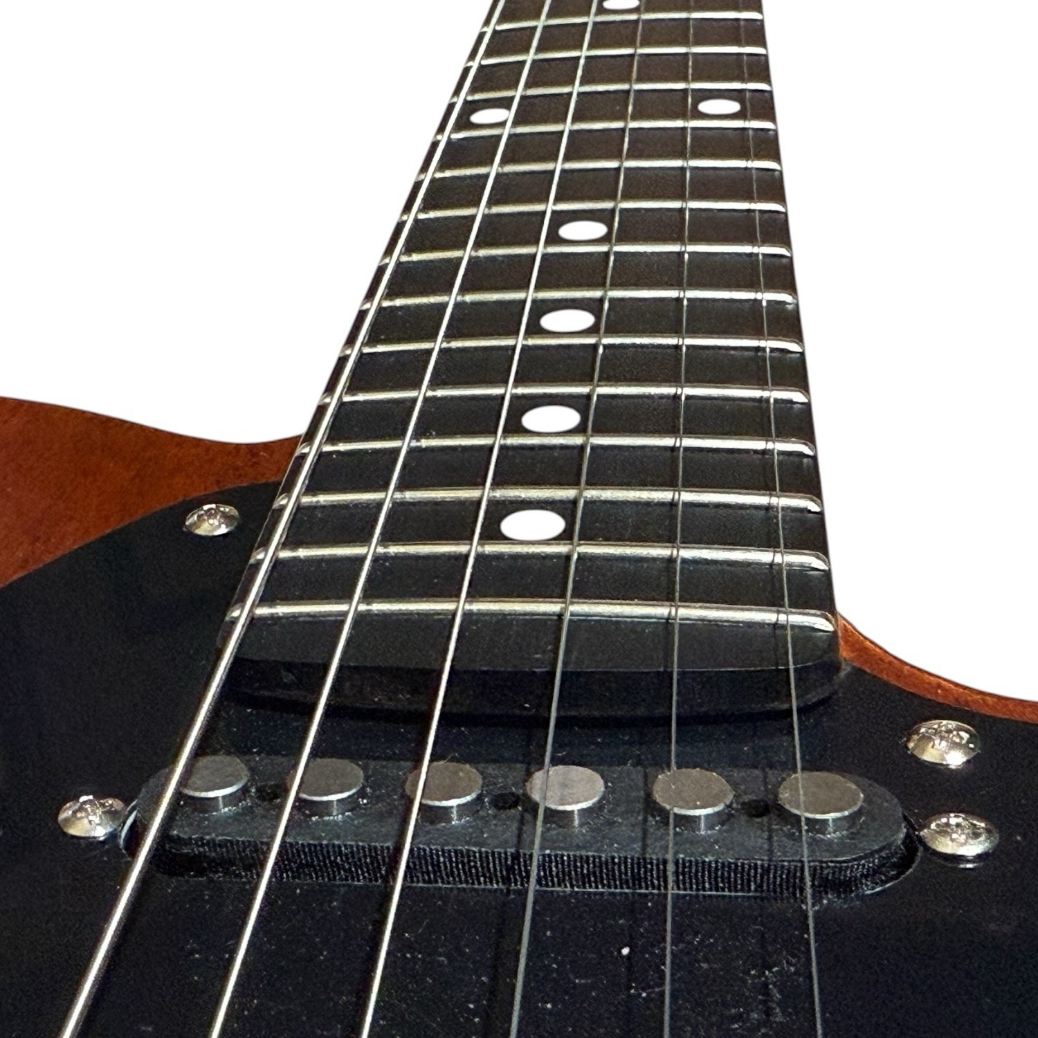 Custom T-Style Electric Guitar Satin Brown DiMarzio Artec Guyker Tuners
