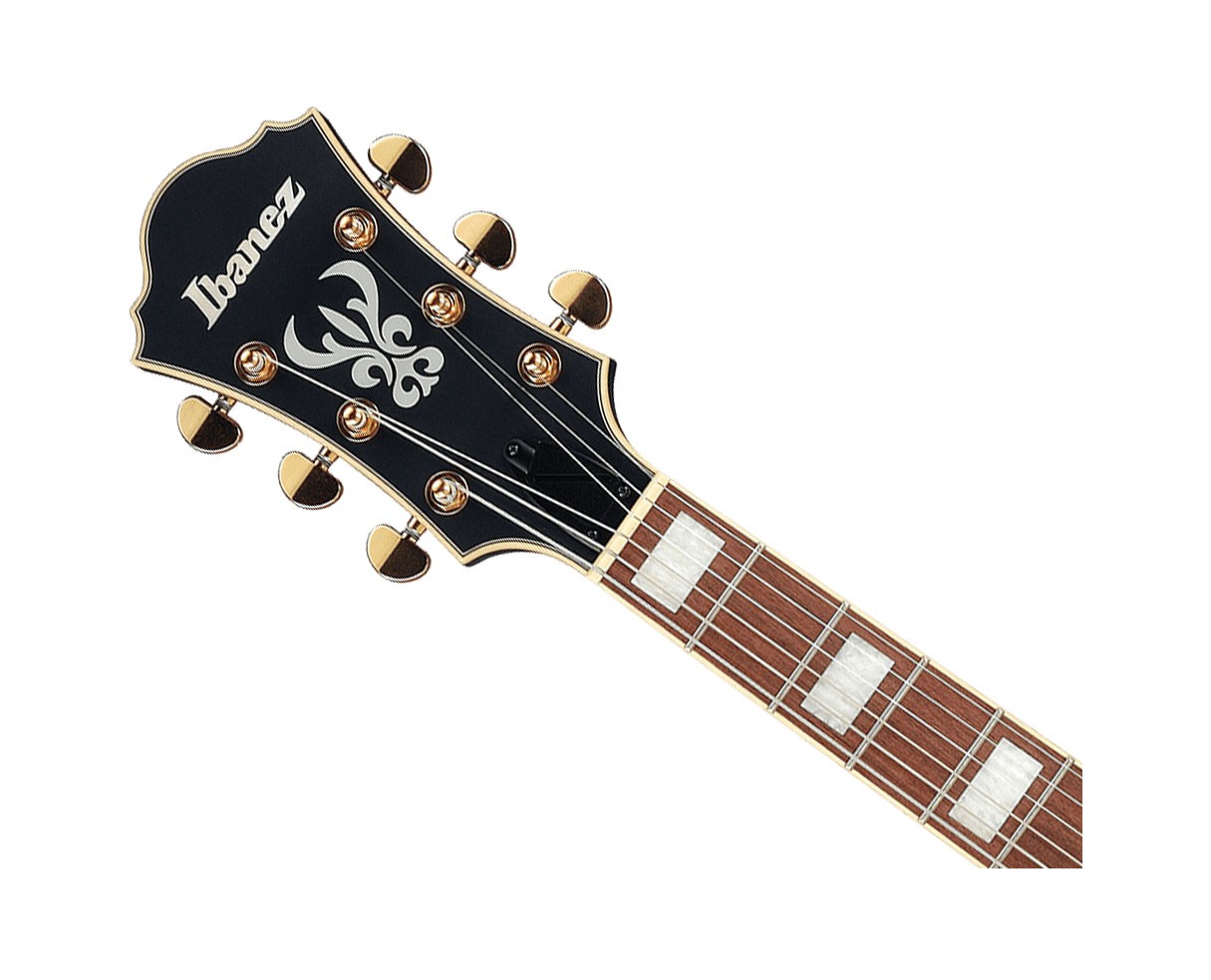 Used Ibanez AF75G-BKF Artcore Hollowbody Electric Guitar – Black Flat