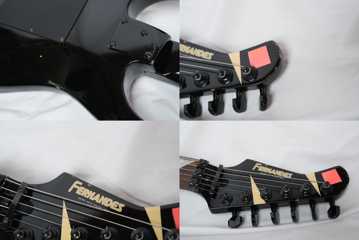 Electric Guitar Fernandes FR-120AV Whitesnake Vandenberg Signature 1988 Black