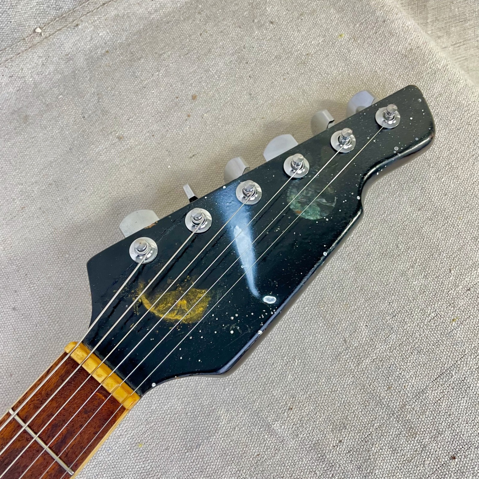 Teisco TRE-100 1965 Space & Planets MIJ Built in Amp TRG-1 Gold Foil