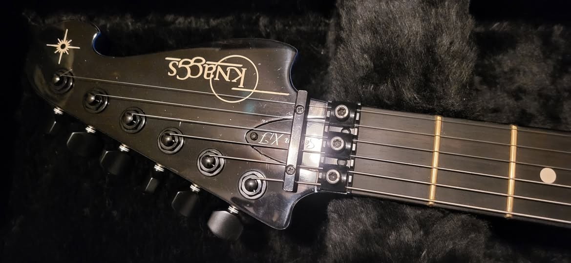 Electric Guitar for Sale Slightly used. Knaggs Severn. Beautiful Baby Blue.