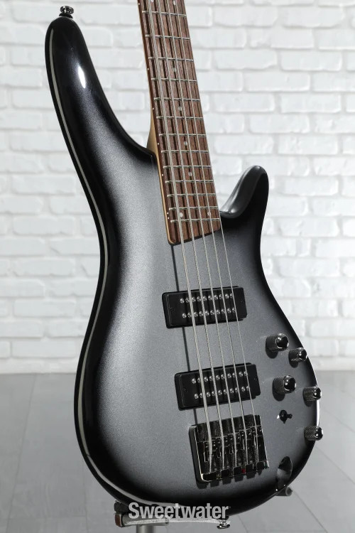 Ibanez Standard SR305E Bass Guitar – Metallic Silver Sunburst