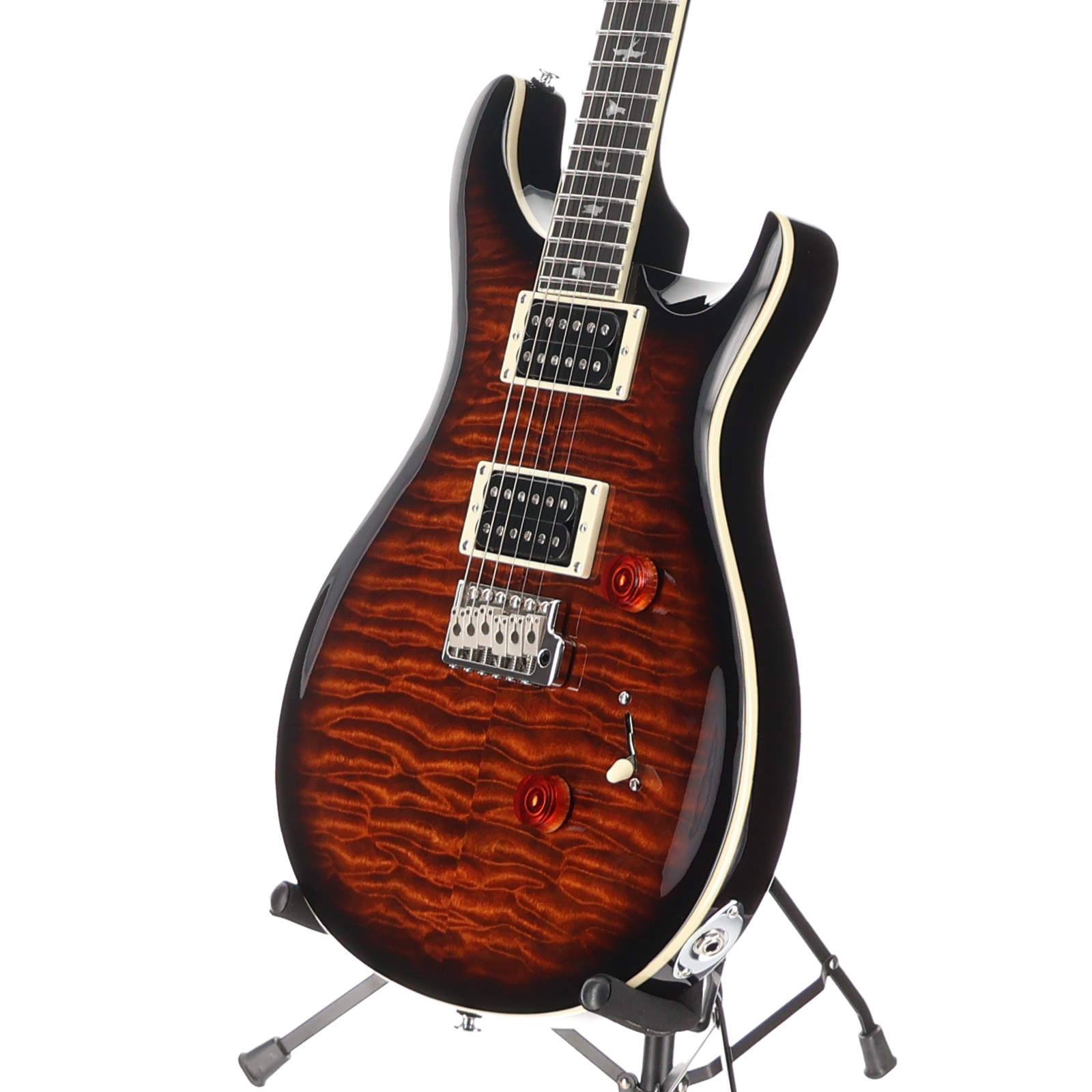 PRS SE Custom 24 Quilt Top – Black Gold (V2) (22272)