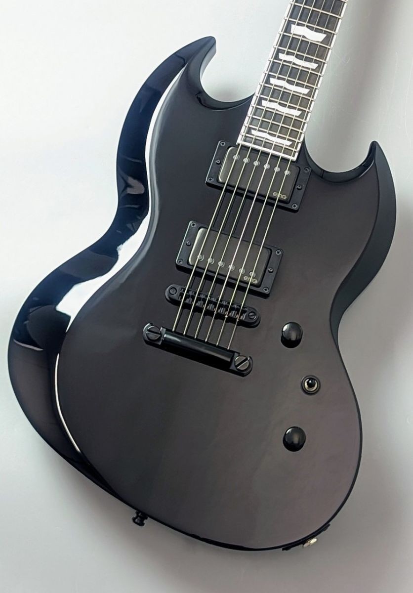 E-II / VIPER -Black- Electric Guitar / OUTLET