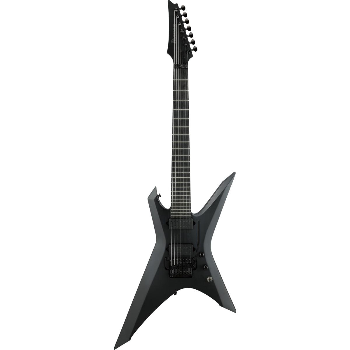 Ibanez Iron Label Xiphos Series XPTB720 7-String Electric Guitar, Black Flat