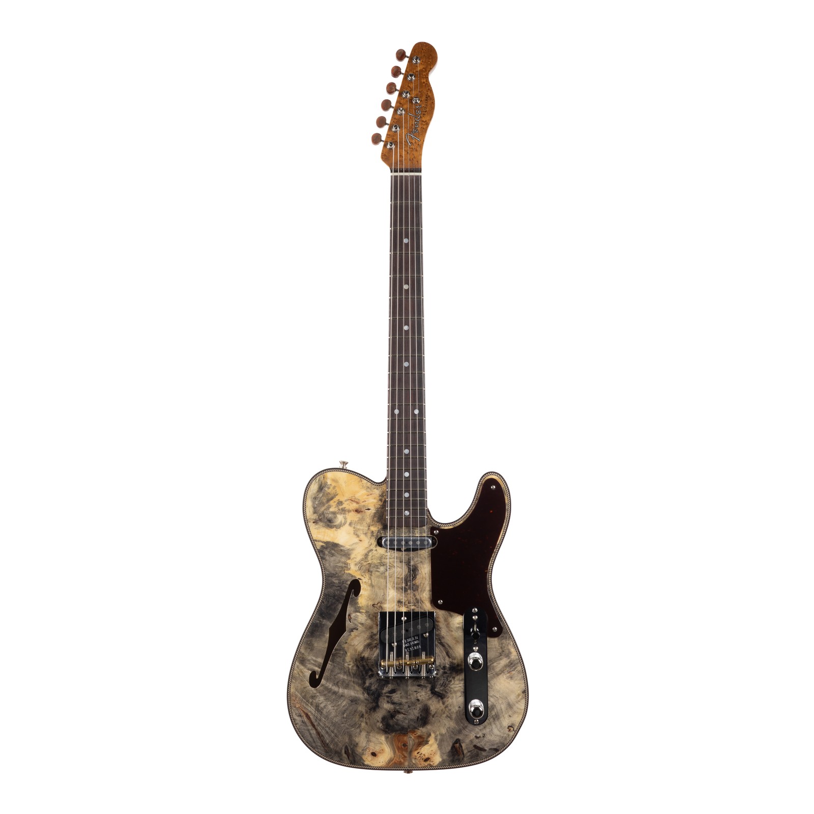 Used Fender Custom Shop Artisan Buckeye Double Esquire NOS – Aged Natural