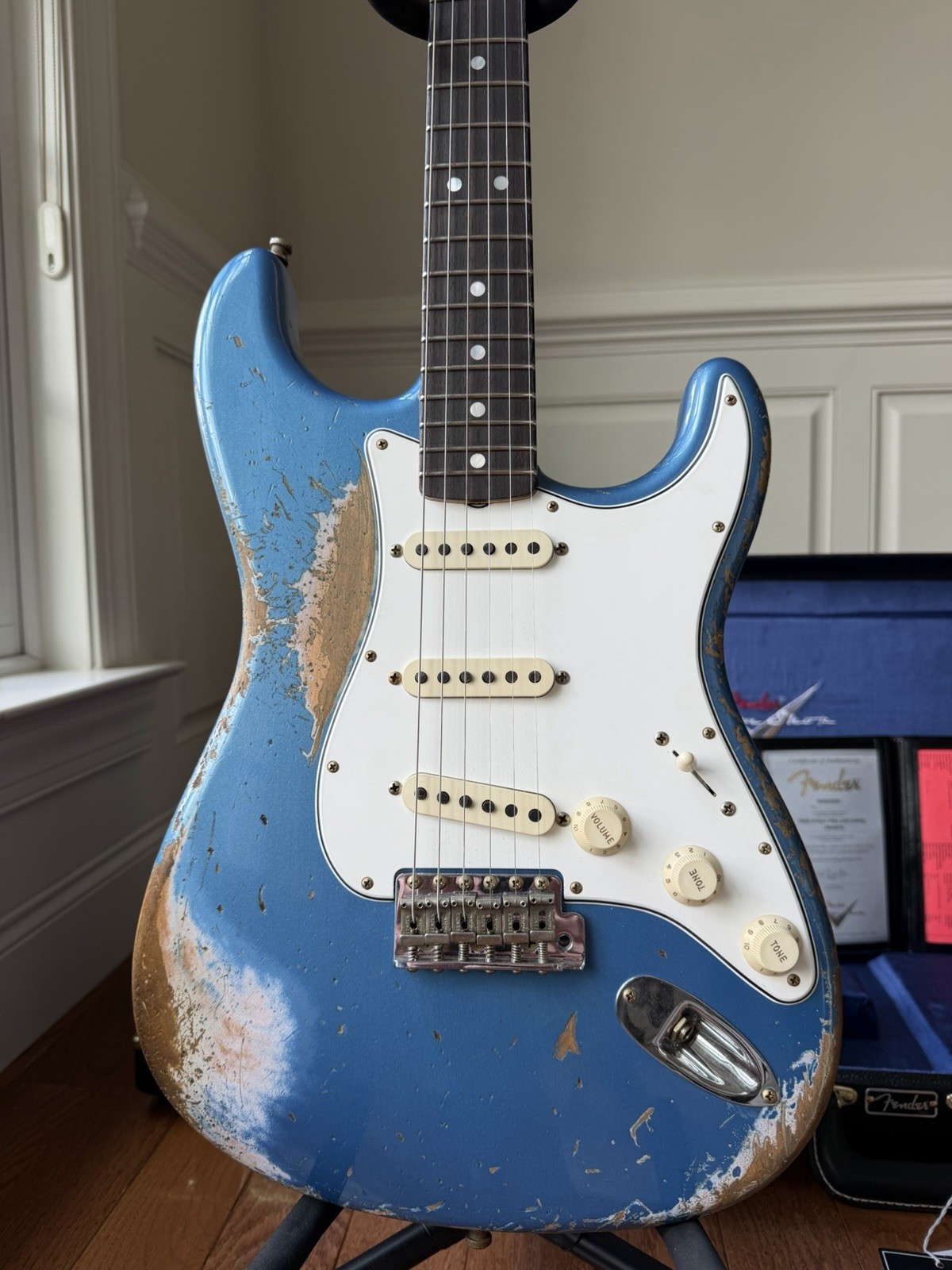 2025 Fender Custom Shop Stratocaster Pro SR25 Super Heavy Relic Lake Placid Blue