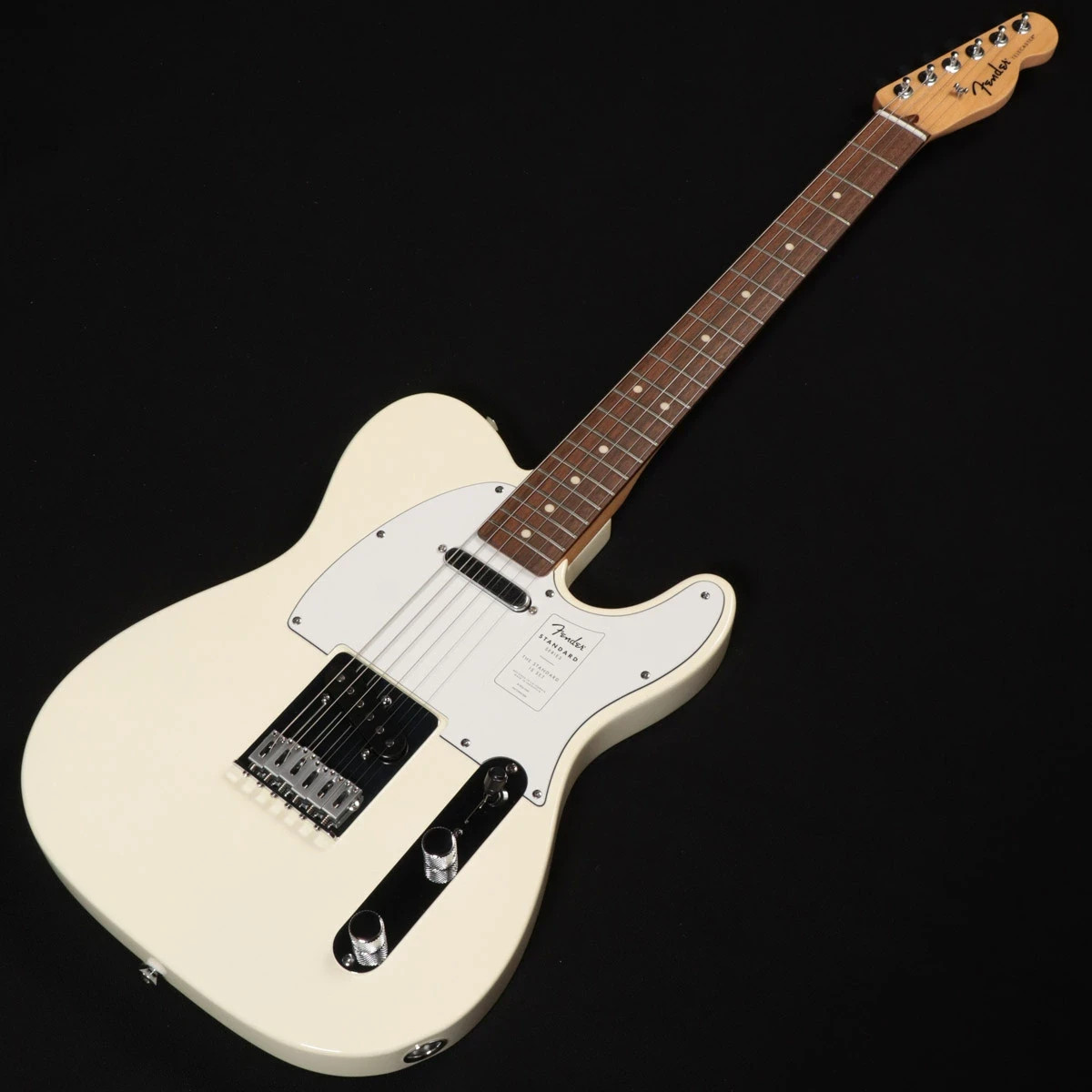 Fender/Standard Telecaster White Olympic White Electric Guitar with Gig Bag