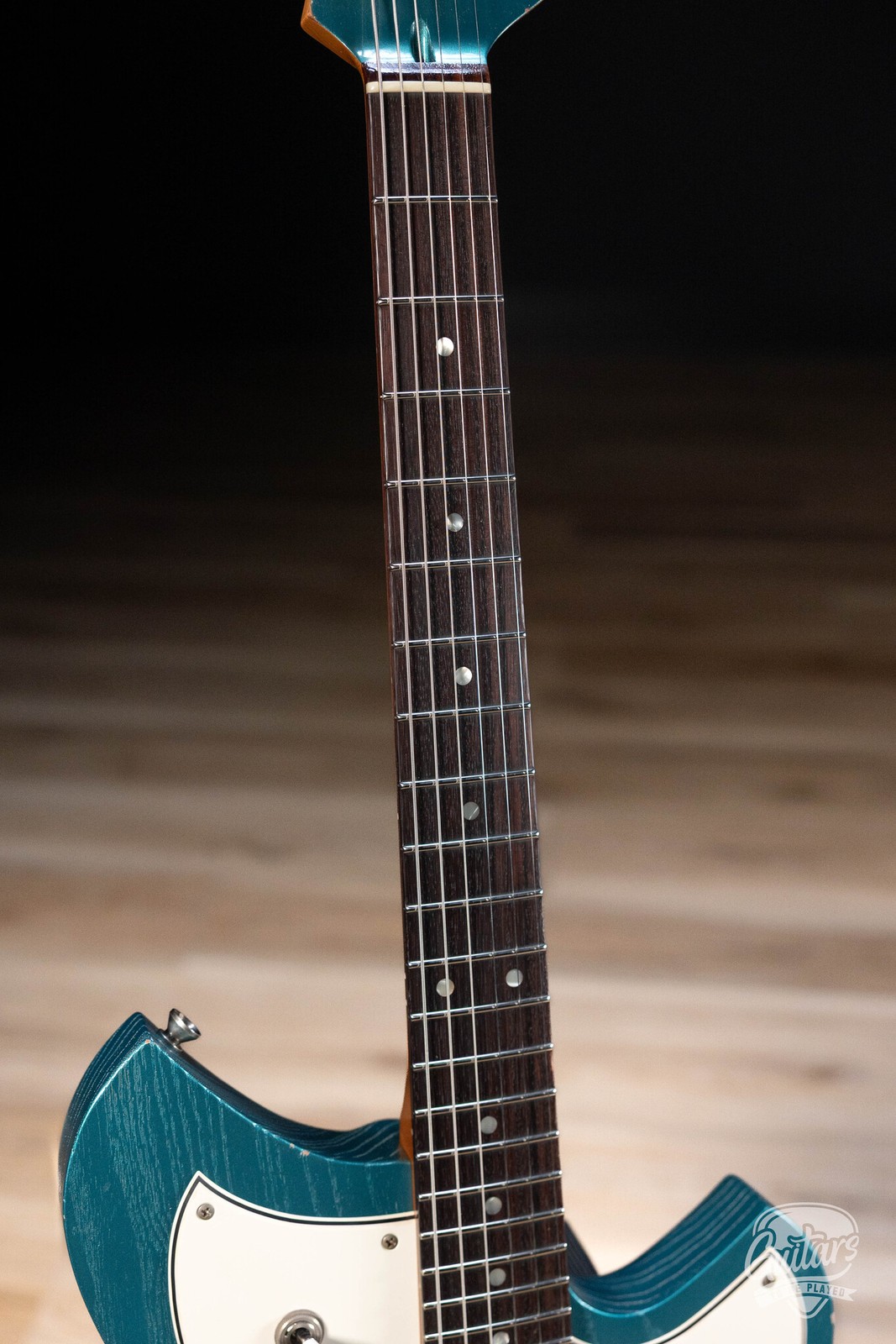 Novo Custom Miris H2 w/ 24.75″ Scale & Fralin Pure PAF’s – Ocean Turquoise