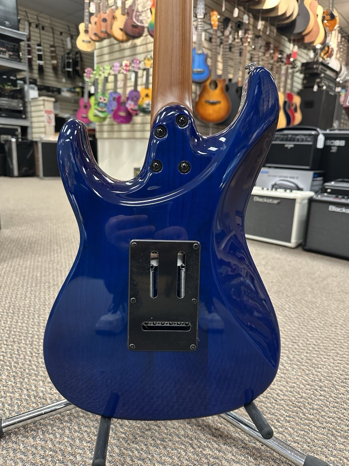 Ibanez Standard AZ22S1F Electric Guitar – Transparent Turquoise Burst