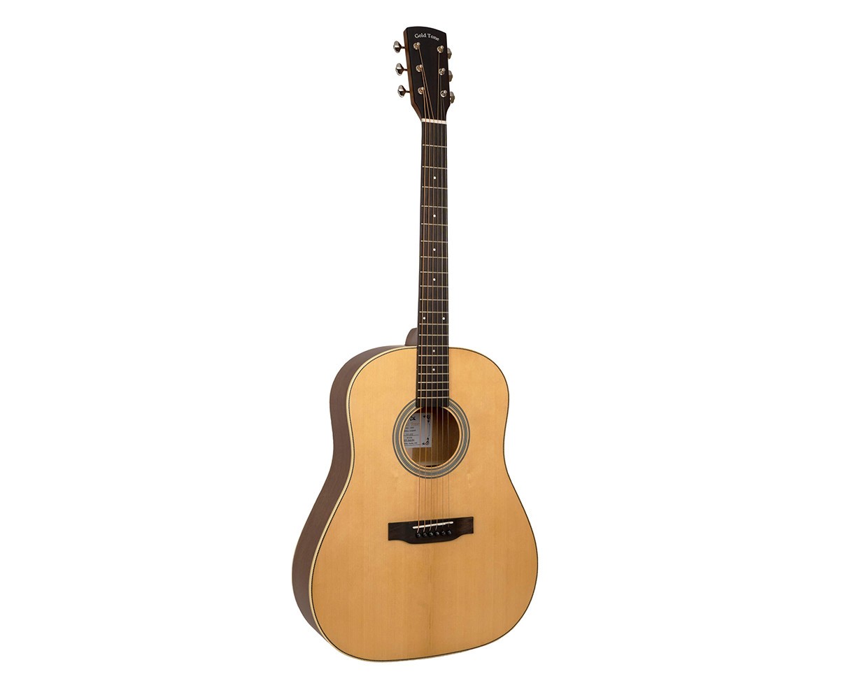 Gold Tone GT-Bell All Solid Acoustic-Electric Guitar w/Bag – Natural – Open Box