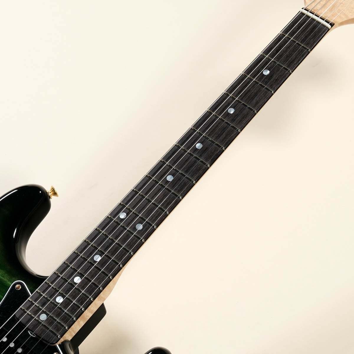 Fender Custom Shop Master Built 1965 Stratocaster Nos Olive Green Stain 3A Quilt