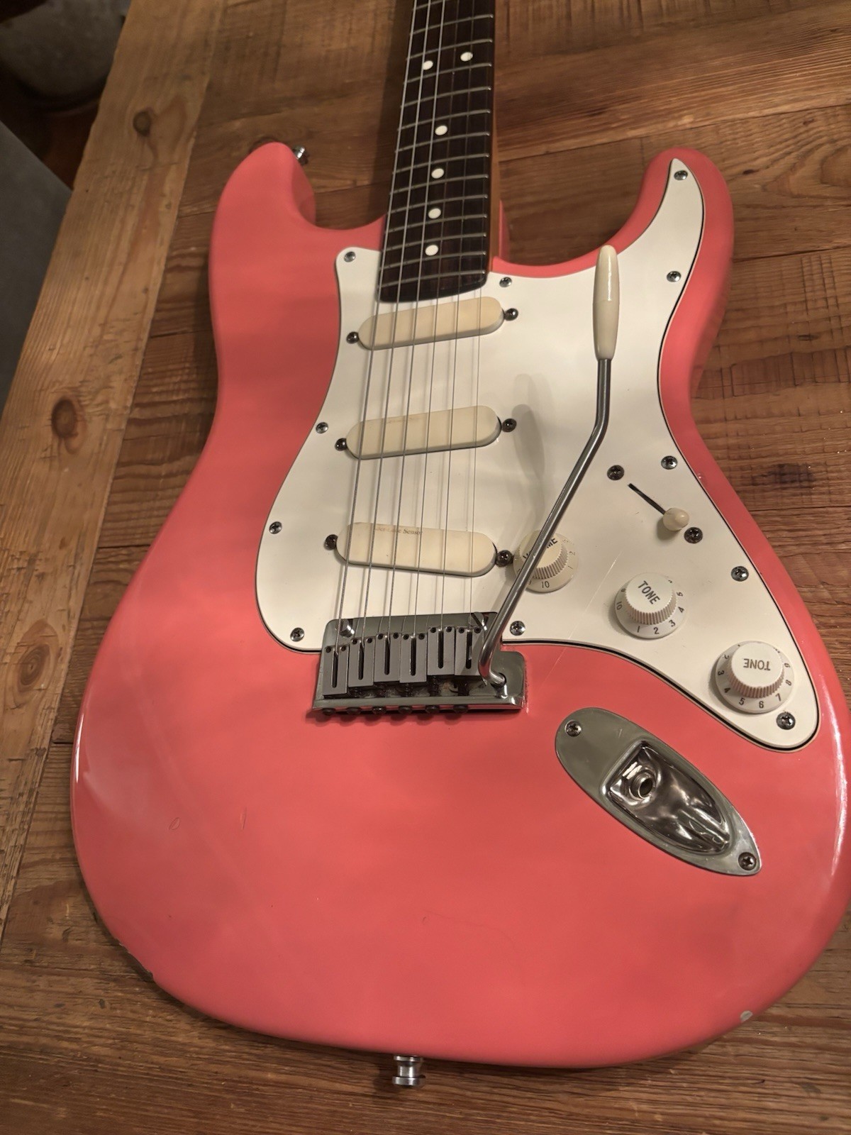 1988 Fender Strat Plus DUSTY ROSE Lace Sensors TBX SPLIT Nut Wilkinson Sperzels