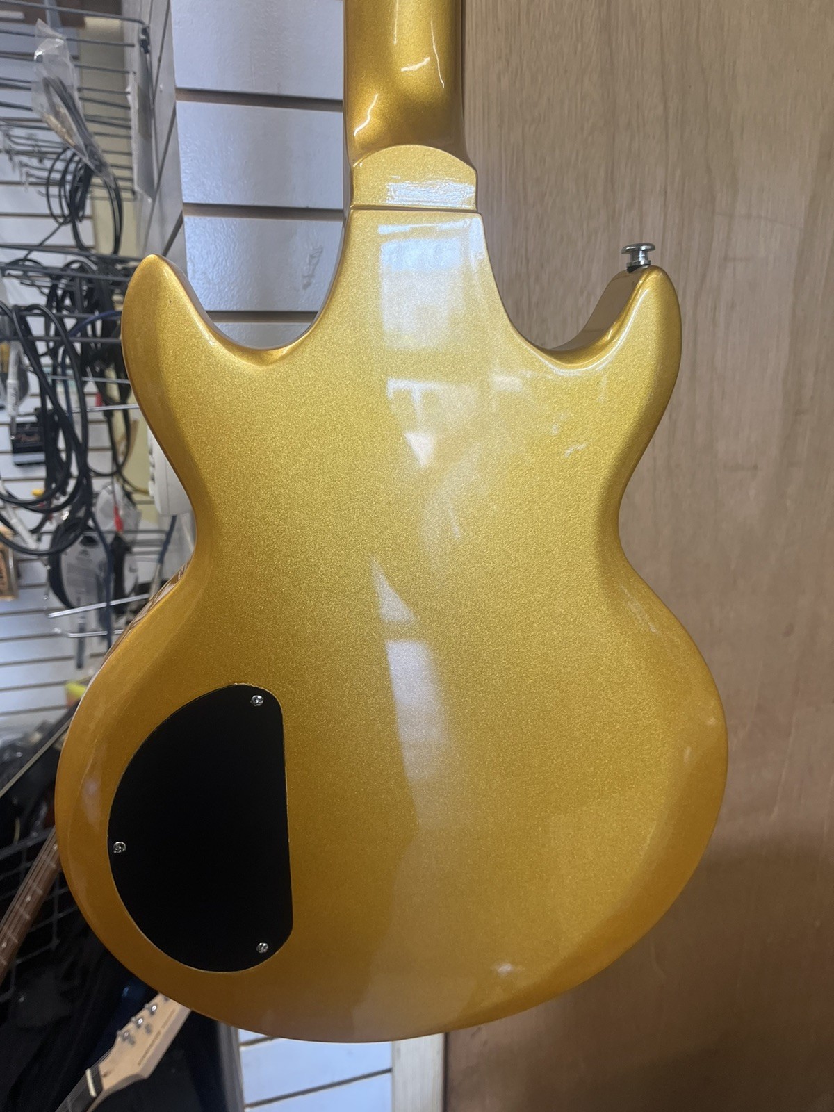 Glarry Full Size Gold Electric Guitar W/Double Cutaway H-GZ1Z102