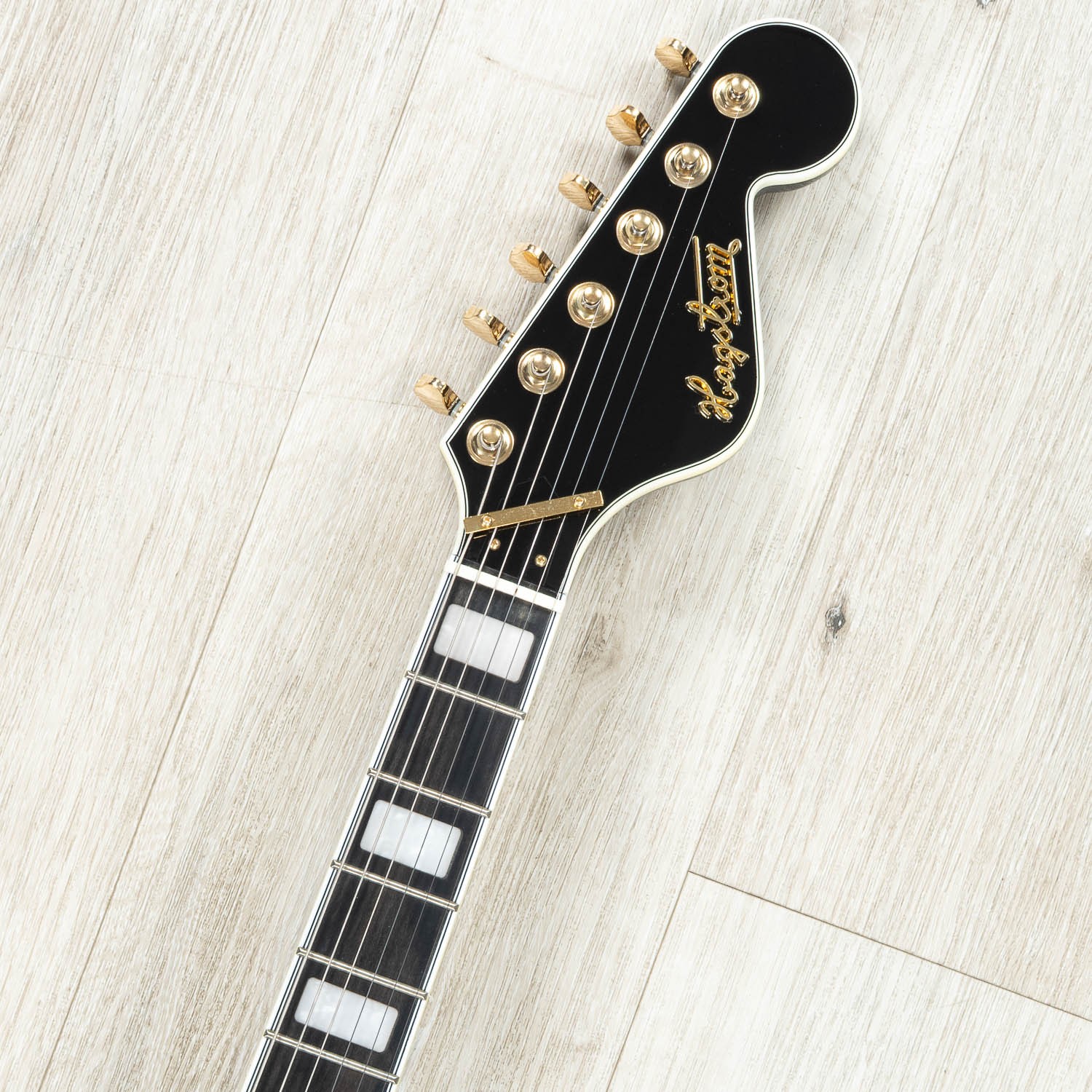 Hagstrom ’67 Viking II Hollow-Body Guitar, Resinator Fretboard, Black Gloss