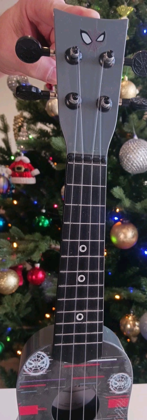 First Act Spiderman Plastic Acoustic Guitar For Children 4 Strings 2020 Marvel