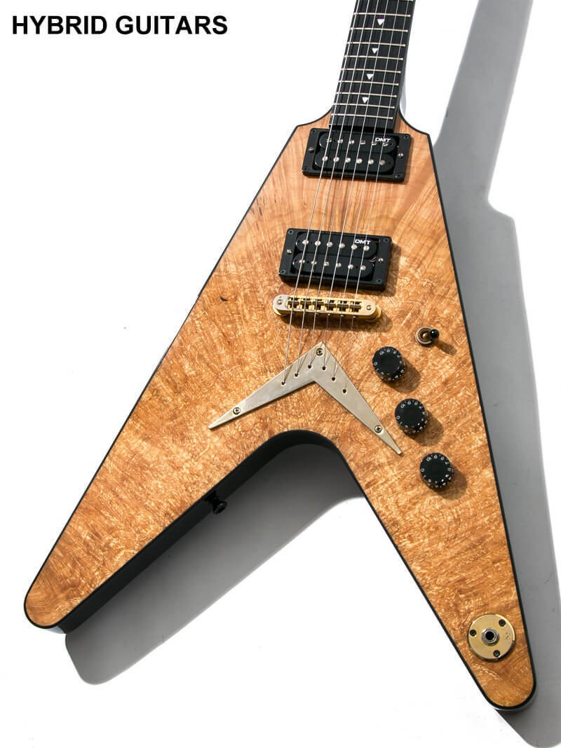 DEAN NAMM Show Limited Exotic Wood Flying V Spalted Maple 2012 Electric Guitar