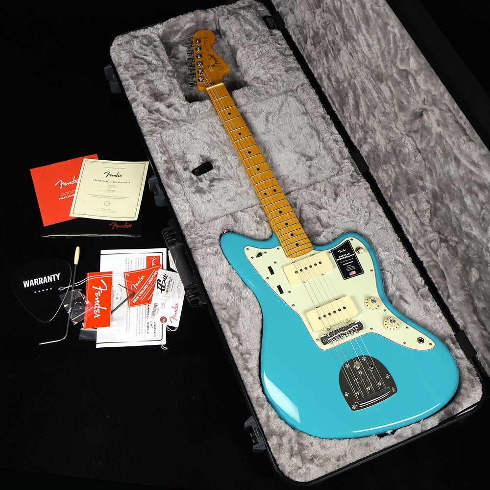 Fender American Professional II Jazzmaster Maple Fingerboard Miami Blue fm/JAPAN