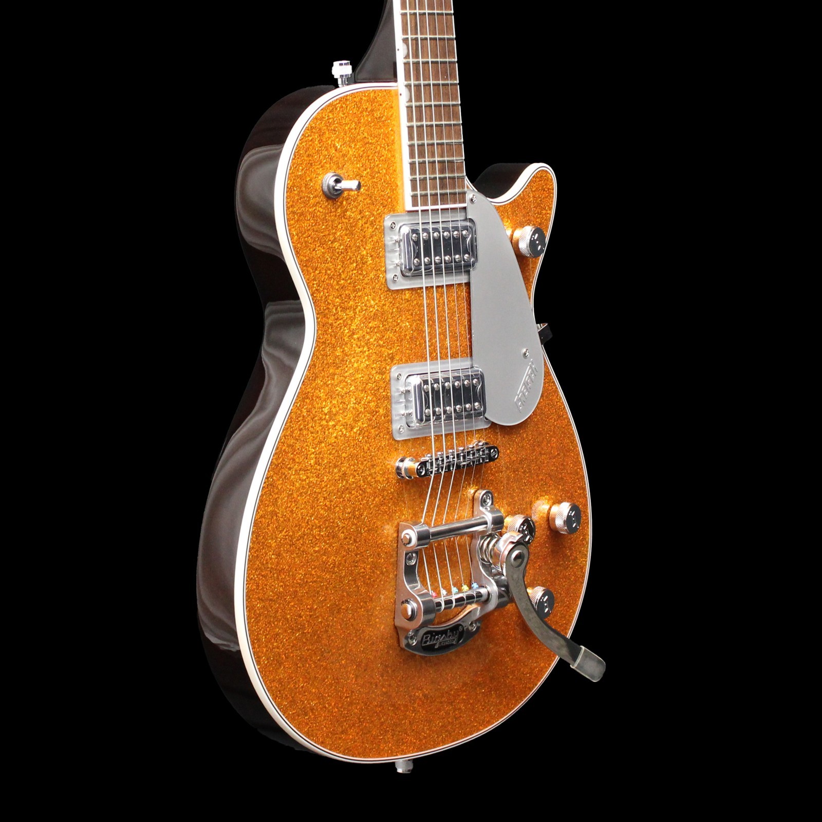 Gretsch G5230T Electromatic Sparkle Jet FT Single-Cut with Bigsby, Gold Sparkle