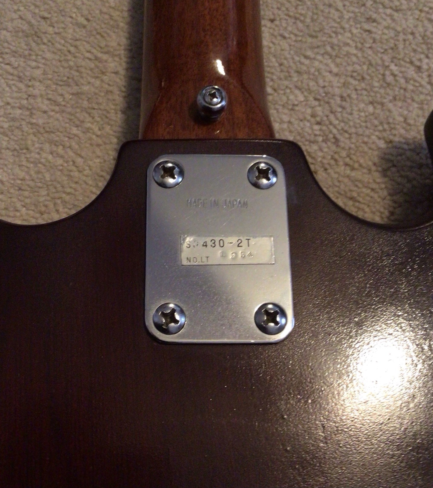 Vintage 60’s – 70’S Japanese SG Copy. Excellent condition. All Original Complete