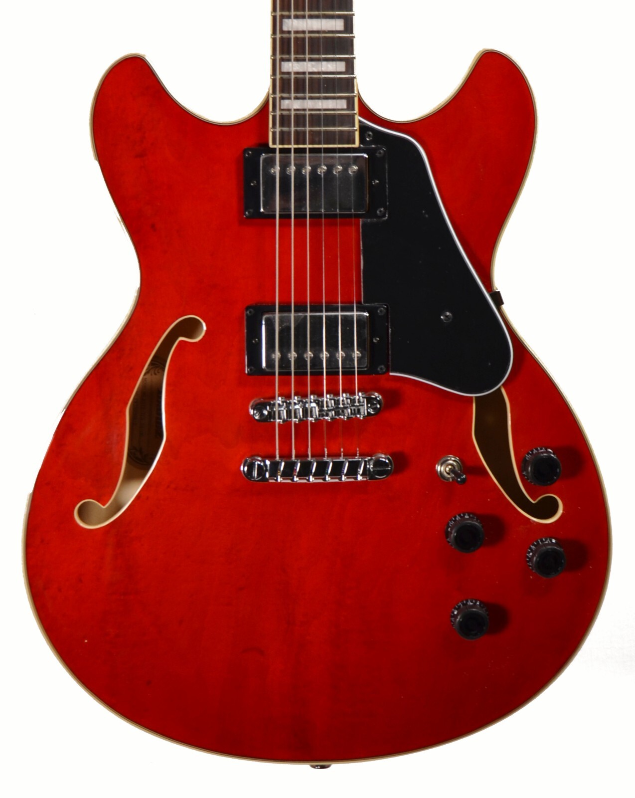 Ibanez – AS73-TCD Semi Hollow Electric Guitar – Transparent Cherry
