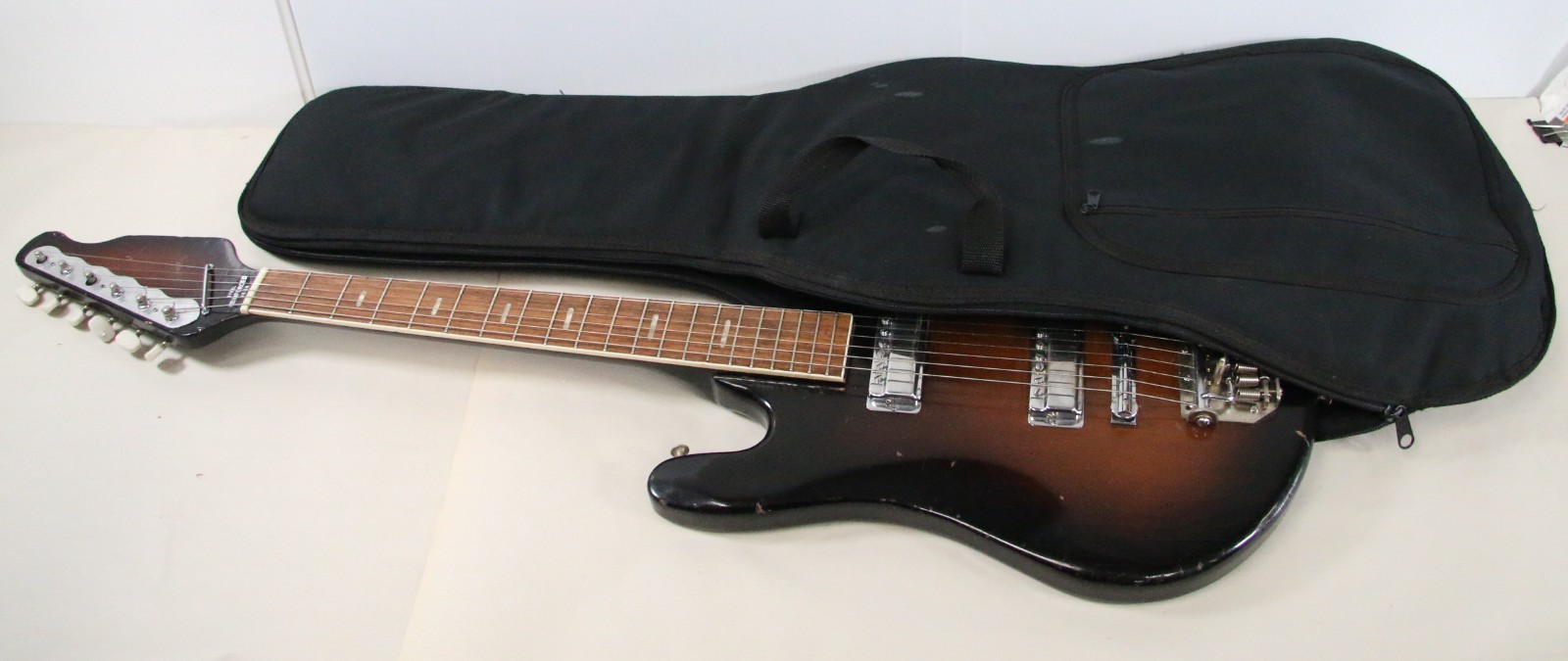 1960s Teisco WG-2L Electric Guitar Japan Sunburst (Needs Work) – Free Shipping