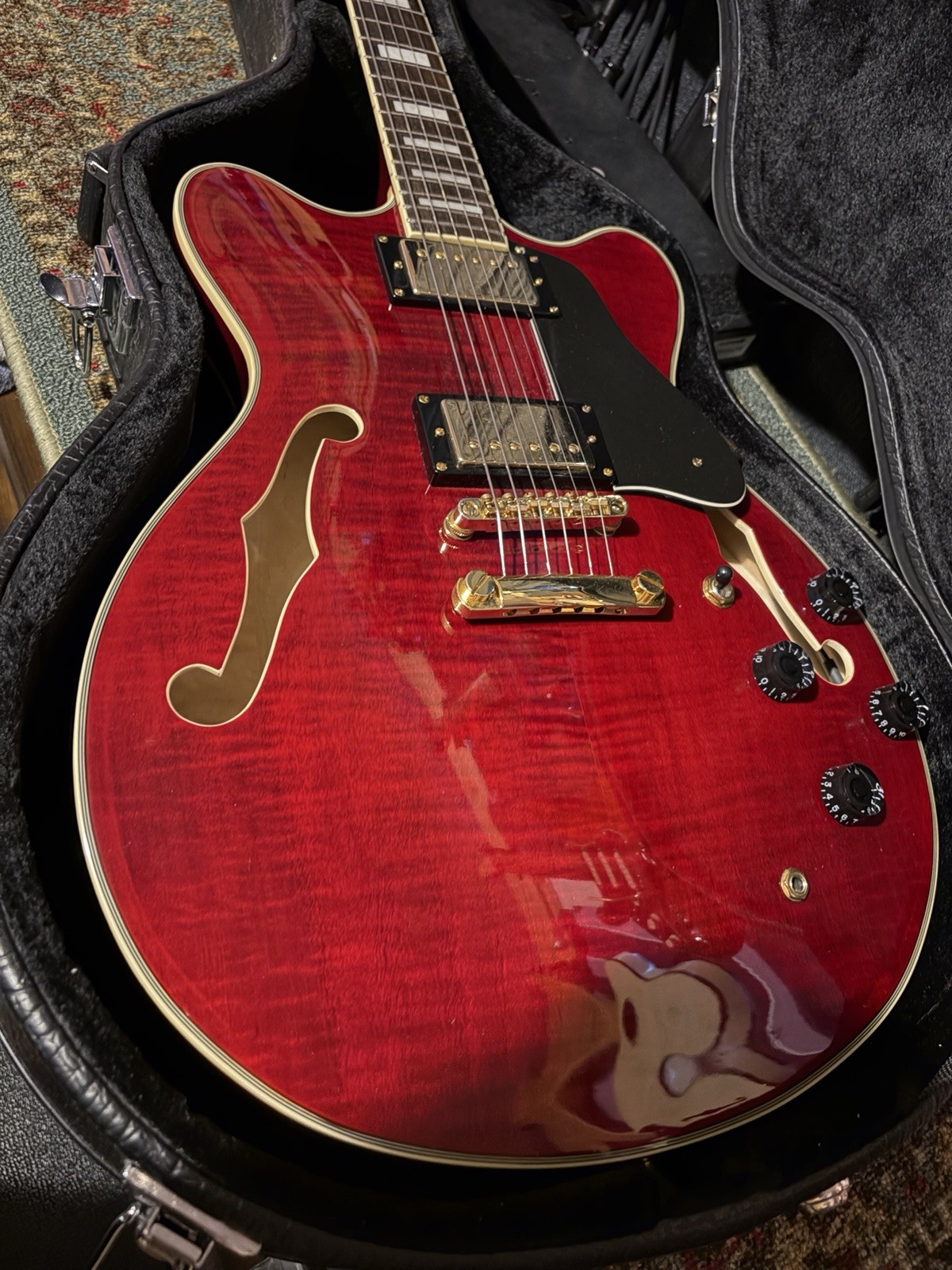 AGILE AS-820 Hollow electric guitar