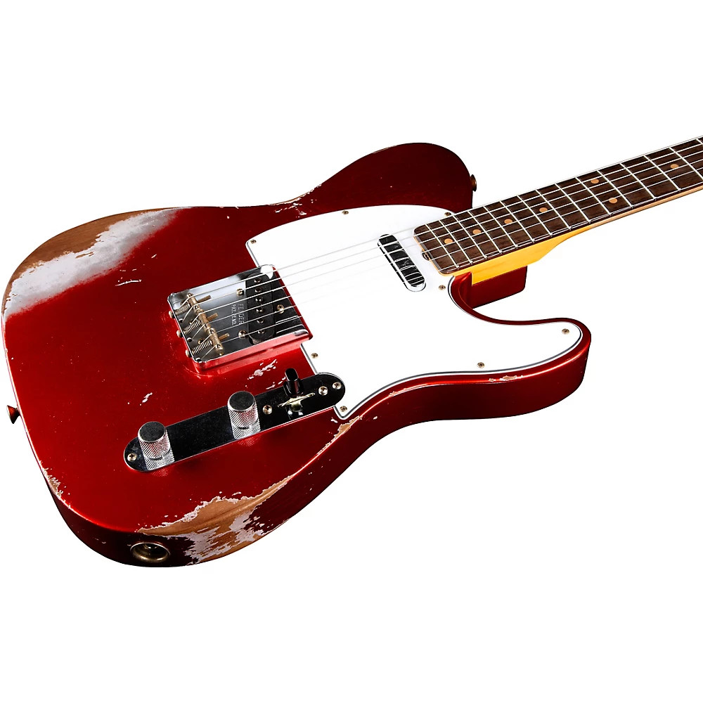 Fender Custom Shop 61 Telecaster Heavy Relic Guitar Faded Aged Candy Apple Red